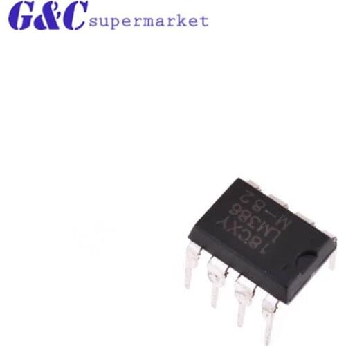 50Pcs/Lot LM386N-1 Low Voltage Audio Power Amplifier Chip LM386 LM386N LM 386N-1 DIP-8 AFA Circuit
