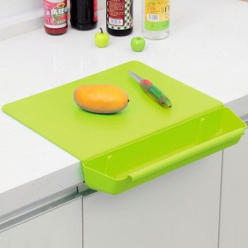 Wonderlife 2-in-1 Kitchen Chopping Board Non-slip Folding Cutting Board with Slot cutting board chopping board kitchen stuff