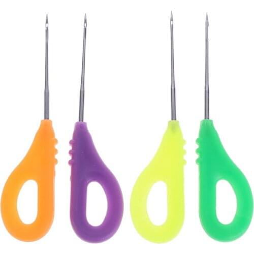 Rig Tools Carp Fishing Baiting Needle Drill Artificial Corn Hair Rig Splicing Needle Knot Puller Pop Up Stringer Tool