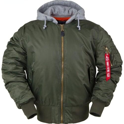 KU LI QI Hooded Jackets For Men