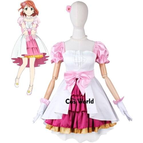 Love Live! Nijigasaki Ayumu Uehara Awakening Promise Dress Outfit Anime Cosplay Costumes