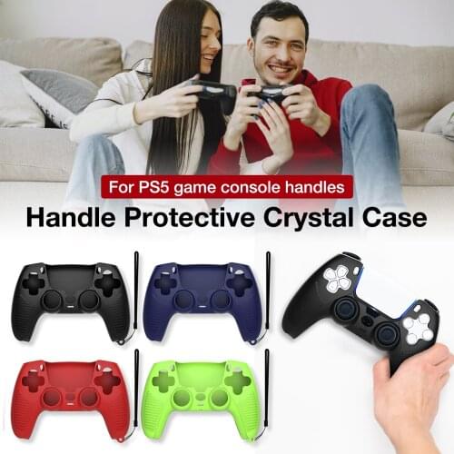 For PS5 Soft Silicone Gel Rubber Case Cover For SONY Playstation 5 For PS5 Controller Protection Case For PS5 Accessories