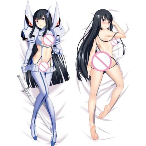 December update Japanese Anime Kiryuuin Satsuki KILL la KILL Hugging Body Pillow Cover Case Dakimakura Decorative Pillow Case