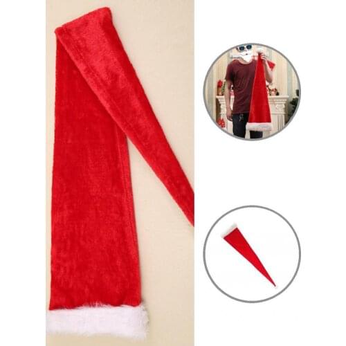 Autumn Winter Popular Plush Ball Lengthened Hat Warm Christmas Hat Long for Home Decor