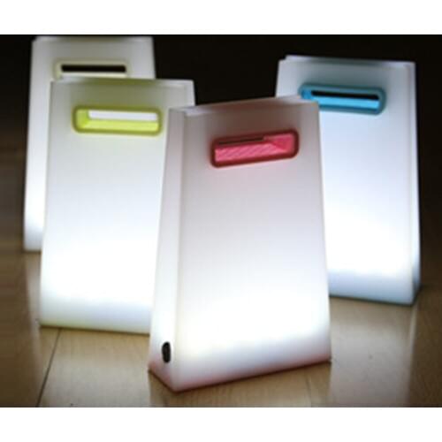 LED bag creative decoration table light Nightlight Desk Lighting Kids USB charging bag style reading desk lamp lighting