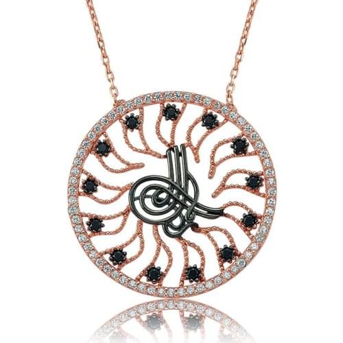 Tevuli 925 Sterling Silver Tuğralı Sunglasses Womens Necklace