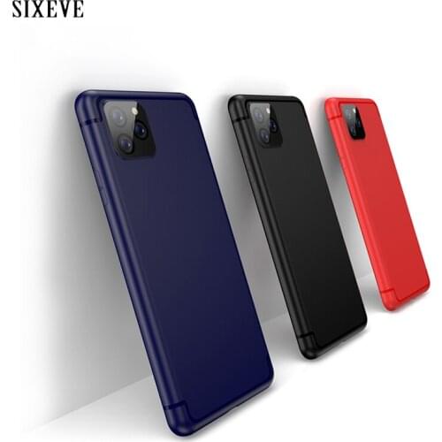 Slim Phone Case For iPhone 11 Pro XS Max X 10 XR 5 5s SE iPhone 6 6S 7 8 Plus 6Plus 7Plus 8Plus Soft Silicone Matte Cover Coque