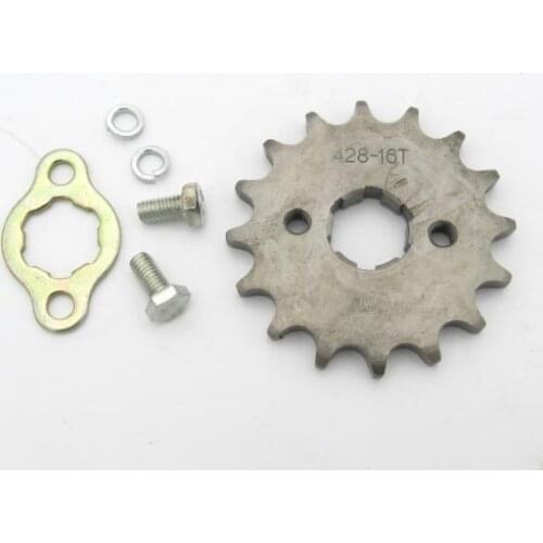 Universal Accessories Motorcycle 12T 14T 16T 15T Teeth 20mm 17MM 428 Chain Front Sprocket Cog Small Flywheel