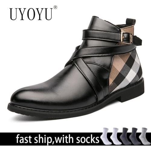 UYOYU Men's Chelsea Boots