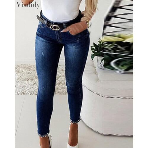 Viadidy Women's Skinny Jeans