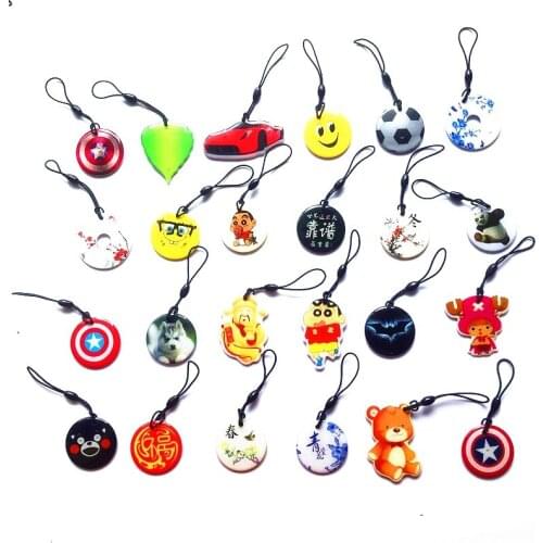 1pcs UID 1K S50 13.56MHz Rewritable RFID Ring Keychain Changeable Magic Key Fob Badge Token Tag Keyfobs Card IC Duplicator