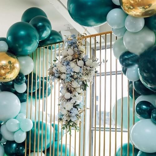 10/30/50pcs 10inch Retro Bean Green Balloons Metallic Ink Green Balloon Wedding Decor Party Supplies Helium Balloon Arch Globos