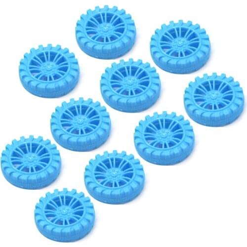 100pcs 2*50mm DIY Plastic Wheel with 1.9mm Shaft Hole For Toy Model Car For DIY Accessories Scientific Experiment Handmade Toy