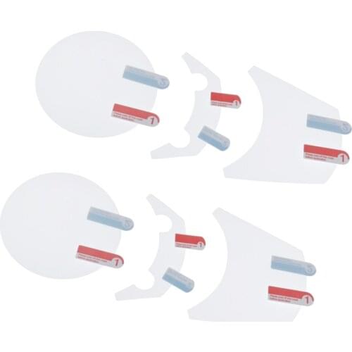 2 Kit Clear Screen Protector Scratch Protector Film for Motorcycle Cluster Display, Fits Kawasaki 250/400 2018