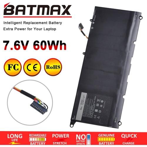 Batmax PW23Y RNP72 TP1GT Laptop Battery For Dell XPS 13 9360 13-9360-D1605G 0RNP72 0TP1GT 9360