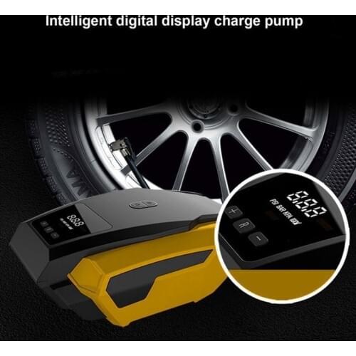 Car LED Digital Display Air Compressor Portable Inflatable Pump 12V Automobile