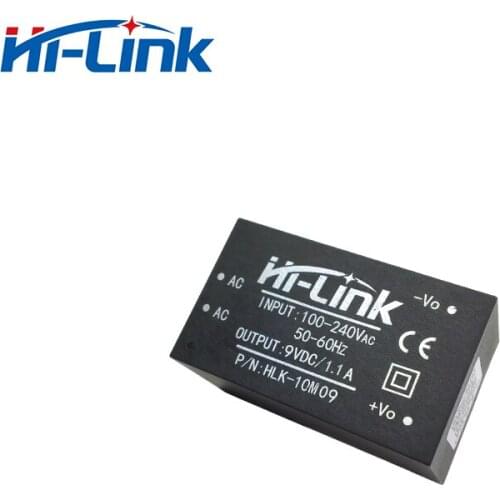 Free Ship 15pcs/lot 110V 220V to 9V 1100mA HLK-10M09 Original New Hi-Link power supply Factory