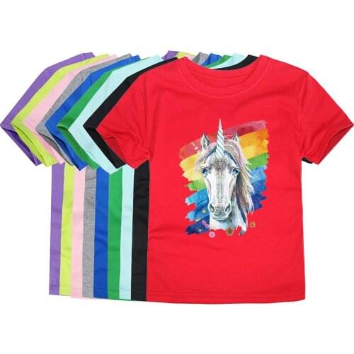 Baby T Shirt Boy Kids T Shirts Cotton Short Sleeve T-Shirts Summer Tee Tops Children Clothing Oversized Teenage Clothes 90-160