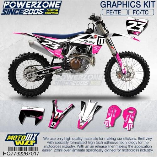 Customized Team Graphics Backgrounds Decals Custom Stickers Kit For Husqvarna 2016-18 TC FC TX FX FS 2017-19 TE FE 125-450c 717