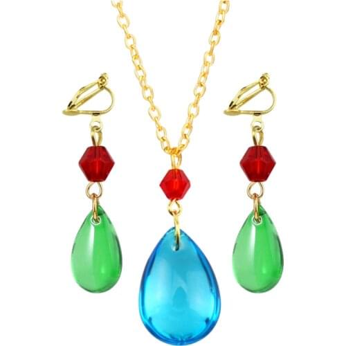 Howls Moving Castle Hauru no ugoku Shiro Cosplay Howl Costume Earrings Necklace Cosplay Props Accessories