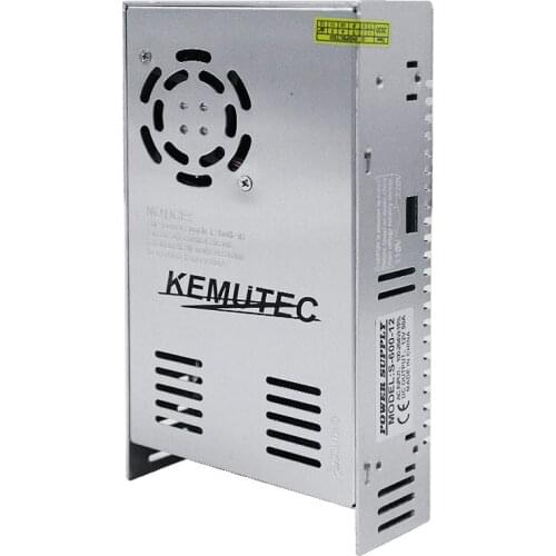 KEMUTEC 12V DC Universal Switching LED Power Supply Transformer 50A for LED Light CCTV Computer Project 3D Printer