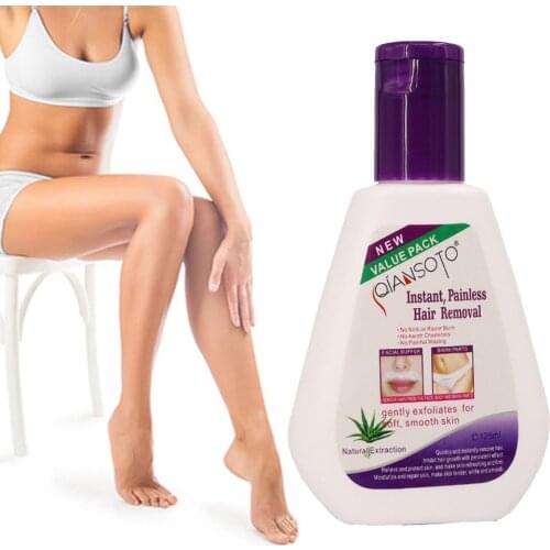 Hair removal cream Permanent Hair Removal Cream Stop Hair Growth Inhibitor Removal Powerful Acts extremely fast smoothness