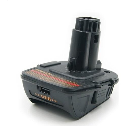Best quality DCA1820 Battery Adapter for 18V Tools 20V DEWALT USB Port(Any color)
