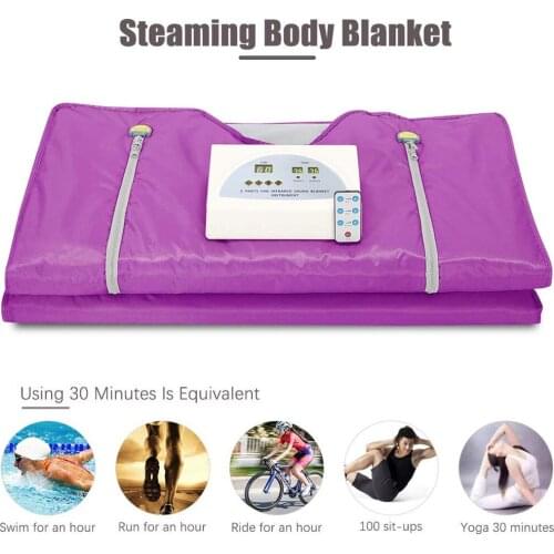 Far Infrared Sauna Blanket Sauna Heating Blanket Body Massage Professional Fitness Machines Fit To Weight Loss and Relieve Pain
