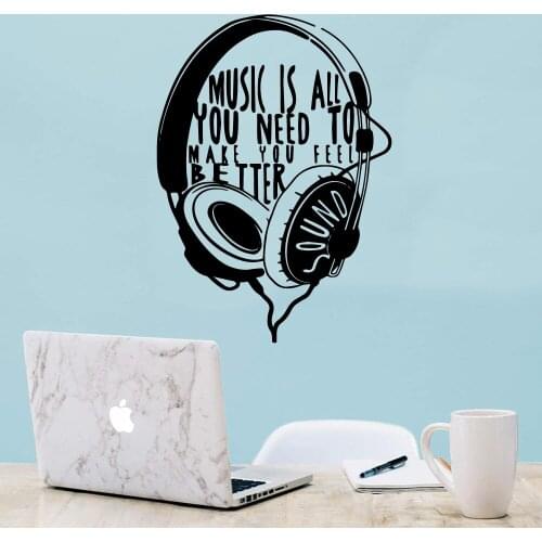 New music Self Adhesive Vinyl Wallpaper For Babys Rooms Wall Decal Home Decor