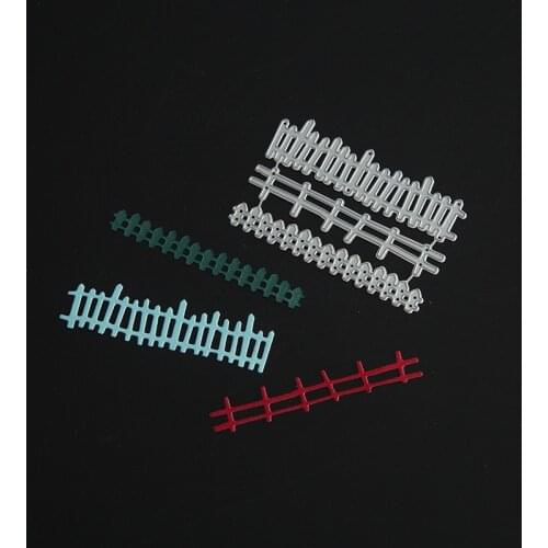 New House Metal Cutting Dies Yard Fence Dies For Scrapbooking DIY Albums Decorations Embossing Stencil Dies Paper Cards Making