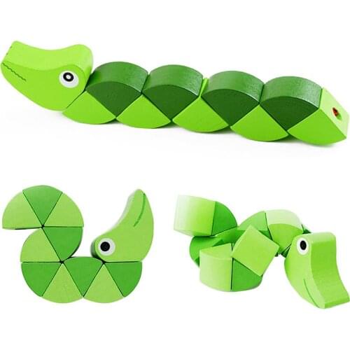 Single-Tailed Crocodile Twisting Game Babies Hand-Eye Coordination Toy Gift Kids Educational Toys for Children Gifts