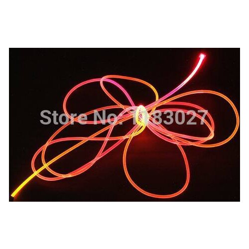 Fiber Optic Strips for Night Flying Single light / 2mm*1.5m weight:9g Power:0.2V 5V red / yellow / blue / white / green