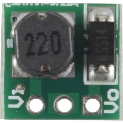 0.9-5V To 5V DC-DC Step-Up Power Module Voltage Boost Converter Board 1.5V 1.8V 2.5V 3V 3.3V 3.7V 4.2V To 5V Green