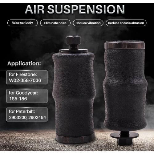Cab Suspension Air Spring Bags Front Left & Right for Peterbilt 2903200, 2902454 for Firestone Goodyear Peterbilt 379 W023587036
