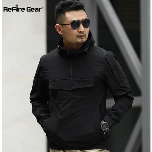 Мужские флисовые толстовки ReFire Gear China At AliExpress