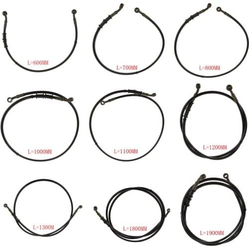 1.8m Rubber Motorbike Brake Line Hose Replacement High Performance