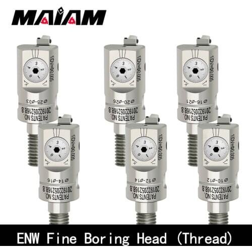 Tooth type EWN fine-tuning fine boring thread tool machining center boring ewn10/12/14/16/20/25 tpgh0601 0802 insert boring head