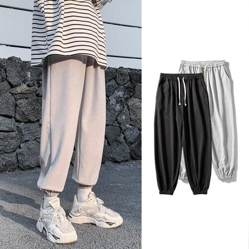Streetwear Mens Joggers Sweatpants Casual pants men New Fashion Harem Pants Ankle-length Mens Joggers Sportwear Trousers
