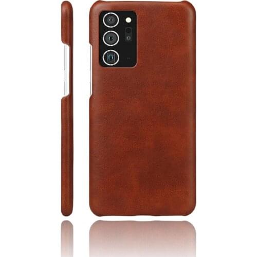 Vegan Leather Cover For Samsung Note 20 Ultra S20 FE S21 Plus Retro Back Phone Case For Galaxy S20 S21 Ultra S20 Plus Capa Funda