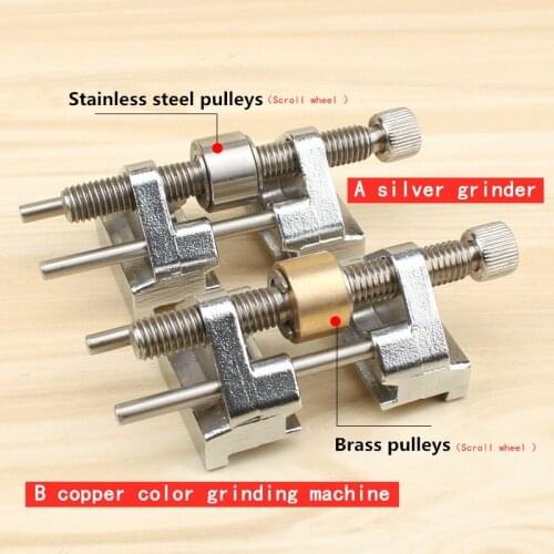 1pcs fixed angle grinder carpentry Household tools Outdoor manual chisel shaving knife brass/stainless steel grinder