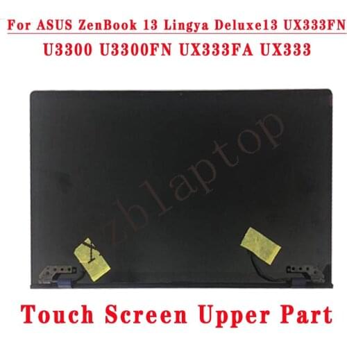 13-inch Original Display For ASUS ZenBook 13 Lingya Deluxe13 UX333FN U3300 U3300FN UX333FA UX333 LCD Screen Assembly Upper Part