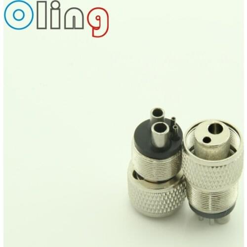 5pcs Dental High Speed Handpiece Connector Turbine Adapter Changer From 4Holes to 2Holes Turbine Tubing 2Holes to 4Holes SL1130