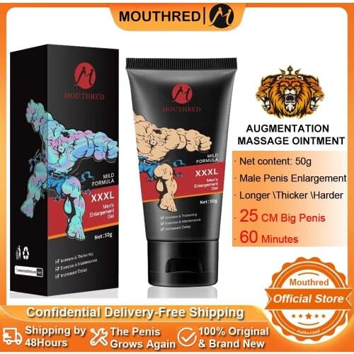 50g Men Penis Enlargement Massage Cream Max Size Erection Sex Products Man Aphrodisiac Paste Private Parts Activity Care Gel 18