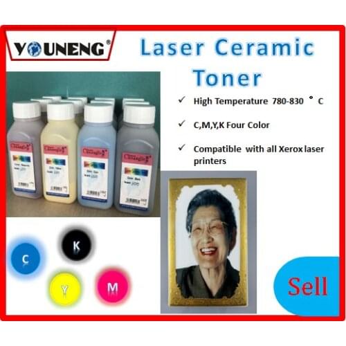 800 degree high temperature color ceramic toner powder Compatible For Ricoh and Xerox model vitrotype Print