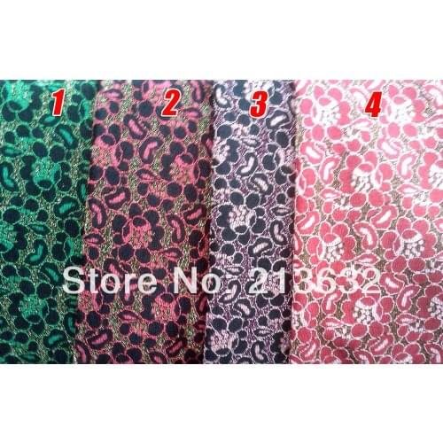African fabric soft fabric textile professional computer embroidery fabrics Exquisite manual flipping hole cloth embroidered
