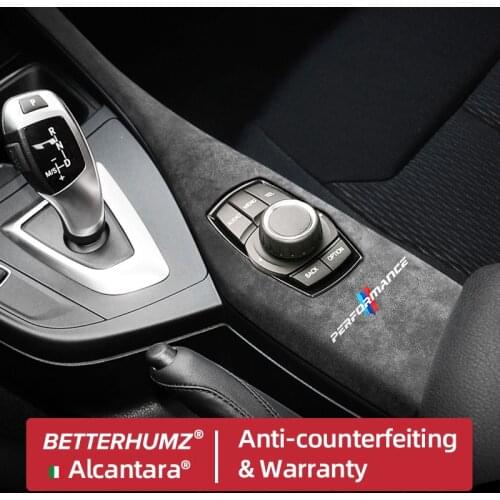 Alcantara Car Multimedia Knob Panel Cover For BMW F20 F21 F22 2012-2019 Accessories M Performance Trim Car Interior Moulding