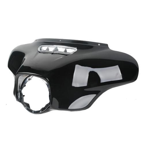 Motorcycle Black Front Outer Fairing For Harley Touring Electra Glide Street Glide Ultra Limited Tri Glide 2014-2018