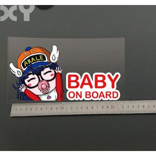 Baby on Board Funny Cute Car Window Stickers Decals 6.7" * 4.3" Drop Shipping Automobiles Sticker