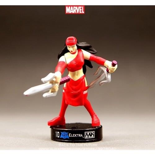 Disney Marvel Elektra 8cm Action Figure Anime Mini Decoration PVC Collection Figurine Toy model for children gift