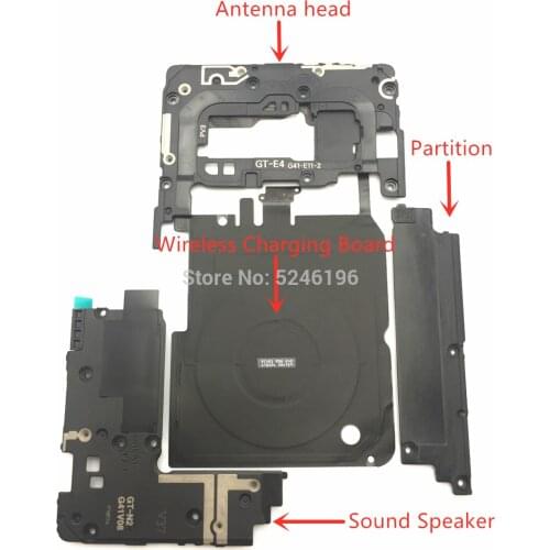 Four-piece Maintenance Fittings Set For Samsung Galaxy Note 8 Wireless charging board Sound speaker Partition Antenna head parts